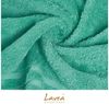 Lavea Handtuch Handtücher Set Elena Frottee 50x100 cm, Gästetücher, 100% Baumwolle (4er Set), 500 g/m² Frottier, weich & saugstark, pflegeleicht Bild 4