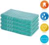 Lavea Handtuch Handtücher Set Elena Frottee 50x100 cm, Gästetücher, 100% Baumwolle (4er Set), 500 g/m² Frottier, weich & saugstark, pflegeleicht Bild 2