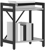 Bücherregal | Standregal Grau Sonoma 40 x 30 x 50 cm Holzwerkstoff Bild 3