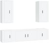 vidaXL 5-tlg. TV-Schrank-Set Weiß Holzwerkstoff 3188678 Bild 2