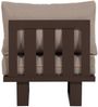 Gartensessel Bear - Aluminium & Olefin-Stoff, Braun Bild 4