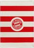 FC Bayern München Badetuch FC Bayern München I Kuschelfleecedecke I Sofadecke I Rot/Weiß, Polyester Bild 2