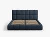 Micadoni Stauraumbett mit Kopfteil Bellis Boucle Baloo Dunkelblau 200x200 Bild 3