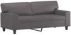 vidaXL 2-Sitzer-Sofa Grau 140 cm Kunstleder 359419 Bild 2