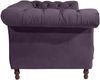 Chesterfield Sofa 2-Sitzer Kaylin Samtvelours purple Bild 3