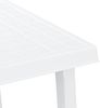 vidaXL Campingtisch Weiß 79x56x64 cm PP Holzoptik 364737 Bild 5