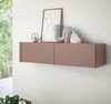 Hängeschrank >BREATHTAKER< 2 Klappen, 2 Fächer, Terrakottafarbig - 128,6x30,1x34cm (BxHxT) Bild 2