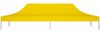 vidaXL Partyzelt-Dach 6x3 m Gelb 270 g/m² 315335 Bild 3