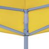vidaXL Partyzelt-Dach 6x3 m Gelb 270 g/m² 315335 Bild 5