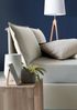 Dmora Doppelbett Arden, Bettkasten aus Stoff, Öffnung vorne, inklusive Matratze 140x190 cm, 100 % Made in Italy, Beige Bild 5