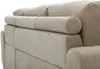 Vente-unique - MICHELIA Sofa Stoff Beige - B 174 cm x H 85 cm x L 268 cm Bild 4
