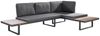 Outdoor Gartenlounge-Set RUNEI, mit Loungetisch, Aluminium, Kunststoff, (3-tlg), inkl. Sitz- und Rückenkissen, Wasserabweisend, B 253 x T 175 cm Bild 3
