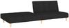 vidaXL Schlafsofa 2-Sitzer Schwarz Stoff 375756 Bild 5