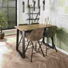 Barhocker Spinras 2er-Set, Webstoff mit Armlehne, modern drehbar, Taupe, gepolstert Bild 4