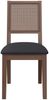 vidaXL Esszimmerstühle mit Kissen 2 Stk. Braun Massivholz Gummibaum 4102477 Bild 5