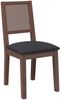 vidaXL Esszimmerstühle mit Kissen 2 Stk. Braun Massivholz Gummibaum 4102477 Bild 4