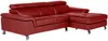 Vente-unique - MISHIMA Sofa Leder Rot - B 167 cm x H 79 cm x L 260 cm Bild 4