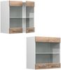 Küchenglasschrank R-Line Sonoma 60 cm Vicco Bild 5