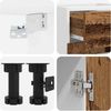 vidaXL Kücheneinheit LYON 4 pcs Altholz Holzwerkstoff 3438369 Bild 4