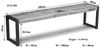 Bank Mango 180x45x40 natur bedruckt FACTORY #114 Bild 3