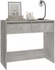 vidaXL Konsolentisch Betongrau 89x41x76,5 cm Holzwerkstoff 809570 Bild 4