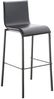 CLP Barhocker Avola Leder Flach B78 Metallgestell schwarz,schwarz Bild 3