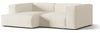 Micadoni Ecksofa Nuria 3-Sitzer Links Boucle Elfenbein Bild 2
