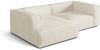 Micadoni Ecksofa Nuria 3-Sitzer Links Boucle Elfenbein Bild 3