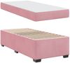 vidaXL Bettrahmen mit Matratze Rosa 80 x 200 cm Stoff 3399259 Bild 4