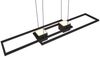 LED Pendelleuchte ALBANY Schwarz mit Fernbedienung dimmbar lang, Breite 100cm Bild 5