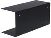 Wandregal Fleur aus Metall, modern und pulverbeschichtet, Schwarz, 50 cm breit Bild 3