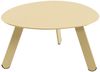 habeig Gartentisch Ovaler Beistelltisch aus Stahl, 74 x 60 x 36 cm, Belastbar bis 25kg, aus Metall Bild 2