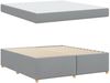 vidaXL Bettrahmen mit Matratze Hellgrau 180 x 200 cm Stoff 3399370 Bild 4