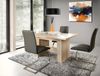 Kulissentisch >DINING TABLES< ausziehbar bis 273cm, Sonoma Eiche Dekor - 140/273x72,8x90cm (BxHxT) Bild 3