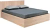 Vente-unique - ELPHEGE Bett Holz, Platte Beige - B 175 cm x H 87,5 cm x L 206,4 cm Bild 4
