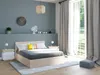 Vente-unique - ELPHEGE Bett Holz, Platte Beige - B 175 cm x H 87,5 cm x L 206,4 cm Bild 2