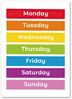 Poster Kinder lernen Farben Formen Zahlen Tage und Alphabet als Deko Print ohne Rahmen - 70x100cm / 4 Bild 4