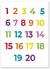 Poster Kinder lernen Farben Formen Zahlen Tage und Alphabet als Deko Print ohne Rahmen - 70x100cm / 4 Bild 2