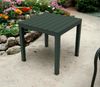 Dmora Außentisch Vo, quadratischer Gartentisch, fester Couchtisch für drinnen und draußen, 100 % Made in Italy, 100 % Made in Italy, 78 x 78 x 72 cm, Anthrazit Bild 2
