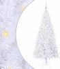 vidaXL Künstlicher Weihnachtsbaum Weiß 210 cm PVC und Stahl 3426669 Bild 2