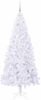 vidaXL Künstlicher Weihnachtsbaum Weiß 210 cm PVC und Stahl 3426669 Bild 4