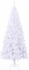 vidaXL Künstlicher Weihnachtsbaum Weiß 210 cm PVC und Stahl 3426669 Bild 5