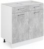 Küchenfront R-Line Beton 79.2 x 70.8 cm Möbelfront für den Schubladenunterschrank Vicco Bild 5