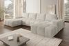 PROMETO Möbel Ecksofa Couch U-Form, Sofa U-Form Teddy-Bouclé, Web oder Cord-Stoff Cento Bild 4