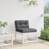 vidaXL Gartensofa mit Kissen Weiß Massivholz Kiefer 844690 Bild 3