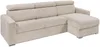 Vente-unique - VIZIR Sofa SamtStoff Beige - B 223 cm94 cm x H 110 cm95 cm x L 302 cm Bild 4