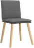 vidaXL Esszimmerstühle 4 Stk. Dunkelgrau Stoff 3315356 Bild 3