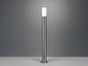 Moderne Pollerleuchte TRIOTO aus Edelstahl in Silber, Höhe 80cm Bild 3