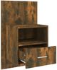 vidaXL Wand-Nachttisch Räuchereiche Holzwerkstoff [816964] Bild 5