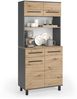 Küchenbuffet Pure Artisan-Eiche/Anthrazit 80.2 x 177 cm Vicco Bild 5